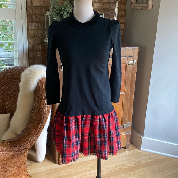 POLO Ralph Lauren BLACK HOLIDAY DRESS BLACK & RED PLAID XL GIRLS 16 NEW POLO Ralph Lauren BLACK HOLIDAY DRESS BLACK & RED PLAID XL GIRLS 16 NEW